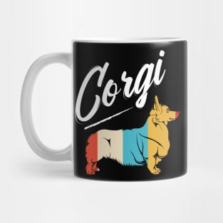 Vintage Corgi Retro Style Pembroke Dog Lover - Welsh Corgi Mug